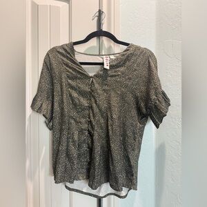Anthropology peplum top